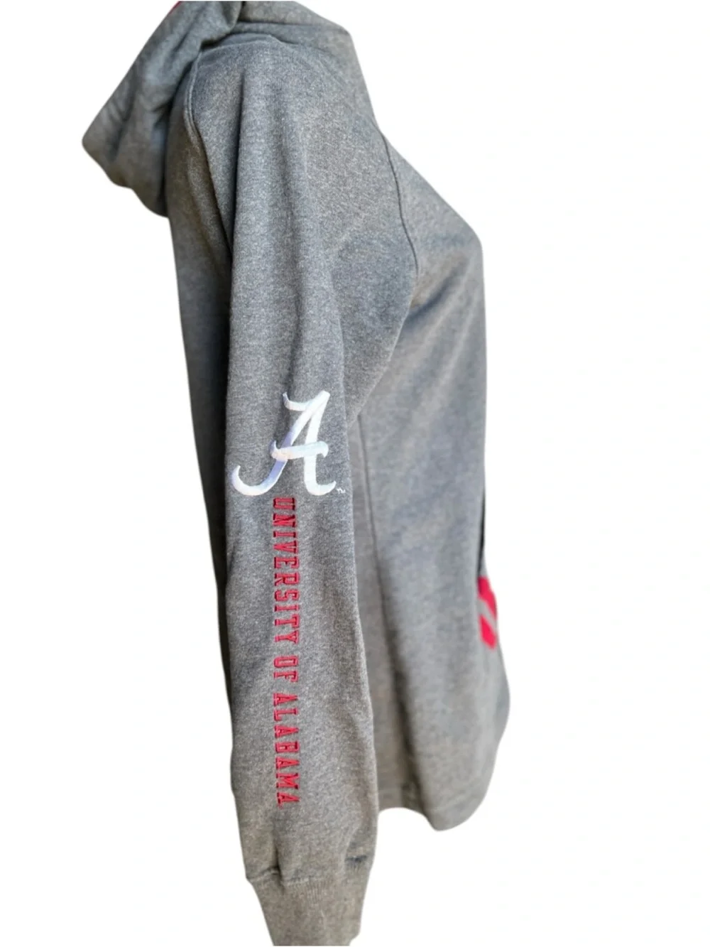 Champion Alabama Crimson Tide Hoodie Women’s Medium Gray Half Zip BAMA Roll Tide